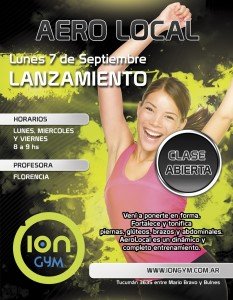 Lanzamiento Aero Local ION GYM