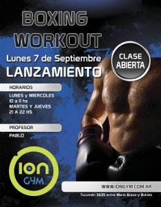 Lanzamiento Boxing Workout